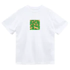 kinnirono-inuのドット絵　たくさんのゴールデンレトリバー２ Dry T-Shirt