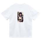 美少女学院の黒髪美少女　美鈴ちゃん　メイド Dry T-Shirt