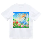 huwari-hanaakariのバラ Dry T-Shirt