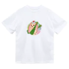 さちあきのおみせの季節のちまきハリネズミ ドライTシャツ