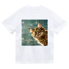 ronstr_のちらりキャット Dry T-Shirt