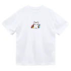 yielanggo007の虹のねこ ドライTシャツ