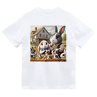 noririnoのウサギの親子 ドライTシャツ
