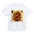 亀蘭タマムシの各国文字「平和」「幸福」 Dry T-Shirt