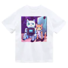 yume-neko-houseのネコガタロボット ドライTシャツ