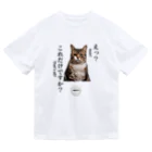 catnip factoryの不満顔の猫 Dry T-Shirt