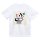 yos-1292583のねこニコばん ドライTシャツ