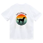 BIGSALEの犬のシルエットプリント Dry T-Shirt