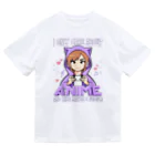 World_Teesのアニメガール - アニメと多分3人くらいしか興味がない ドライTシャツ