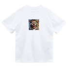 crazy_x_crazyのクレイジーライオン Dry T-Shirt