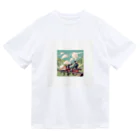 atoyuki_SHOPの可愛い機関車 Dry T-Shirt