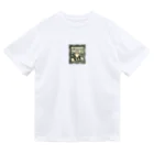 manaco-のクラシックな猫 Dry T-Shirt