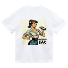 AMERICAN BARのアメコミ風バーテンダー ドライTシャツ