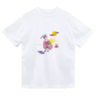 MIKA YADA illust shopの9月お月見の夜、うさぎと。 Dry T-Shirt