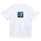 SUZURI56のドット絵ノコギリザメ Dry T-Shirt