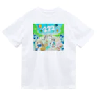 YOKO KOBAYASHIのラチェット♡Happybirthday＆猫の日記念 ドライTシャツ