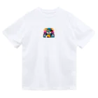 Gokuuchan's Cute Creationsのゴクウちゃんとタコス　time Dry T-Shirt