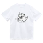 teruteQ chinchilla illustration suzuri店のゆるチンチラおじさん Dry T-Shirt