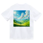 Rパンダ屋の「美しい緑の風景」グッズ ドライTシャツ