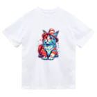 伊藤豊大の猫LOVEアメリカ　　 Dry T-Shirt