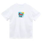 bugisショップの煌めくトロピカルバード🐦️ ドライTシャツ