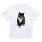 kinako-japanのくつした猫のくろみつ ドライTシャツ