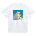 STUDIO OBAKERONのシロクマくんのおやつ Dry T-Shirt