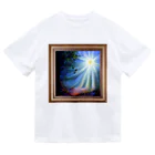 positive_poem05の額縁の太陽を見て創作 Dry T-Shirt