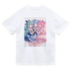 AQUAMETAVERSEのアイドルフラワーズ　なでしこ1478 ドライTシャツ