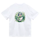 ゆめのかすずめの翠と緑 Dry T-Shirt