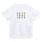 manaco-のロボット集合 ドライTシャツ