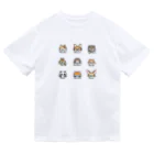 楽猫楽描しげ屋の9Animals Dry T-Shirt