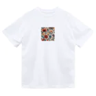 PlayfulBaseの花柄 ドライTシャツ