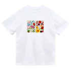 RoseraieのFlowers ドライTシャツ