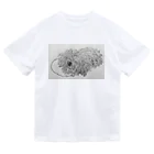 光平洋子のかしこいプーリー犬が転がる。 puli illustration  Dry T-Shirt