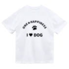 onehappinessのI LOVE DOG　ONEHAPPINESS Dry T-Shirt