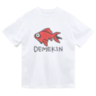 千月らじおのよるにっきのDEMEKIN(赤) ドライTシャツ