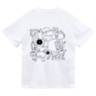 Illustrator イシグロフミカのBOOKCATCOFFEE ドライTシャツ