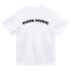 SANKAKU DESIGN STOREの赤青/青赤 やわらか FUNK MUSIC。 黒 ドライTシャツ