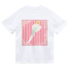 まめるりはことりのオカメインコ　ハートルチノーオカメインコ【まめるりはことり】 Dry T-Shirt