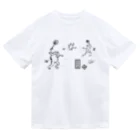 WAMI ARTの庭球蛙(前面文字あり) Dry T-Shirt