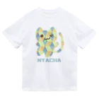 NYACHA&BOOCHAのさんかくガラガラにゃーちゃ、 Dry T-Shirt
