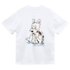 obosa_DENS/SABEAR_shop ＠SUZURIの立ち耳ワイヤーFOX_ウェア Dry T-Shirt