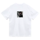 vieのvie BLACK_smoke Dry T-Shirt