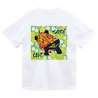 316(MIHIRO)の子亀のクサガメちゃん カラフル ドライTシャツ