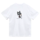 紅葉ぬこのくろいの（もぐもぐ） Dry T-Shirt