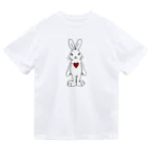 Mock’n Rollの熱いハートを宿したうさぎちゃん Dry T-Shirt