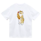 mofusandのえびふらいに恋するにゃん Dry T-Shirt