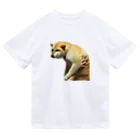 柴犬しばわんこhana873の微妙な表情のもふもふ柴犬しばいぬ ドライTシャツ