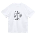 mikepunchのPeace begins with me ドライTシャツ